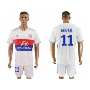 Lyon #11 Ghezzal Home Soccer Club Jersey