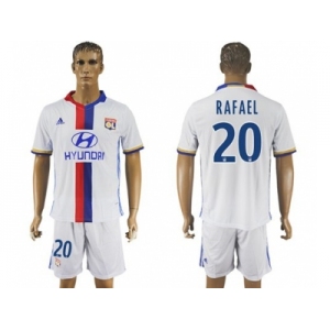 Lyon #20 Rafael Home Soccer Club Jersey