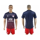 Lyon Blank Away Soccer Club Jersey1