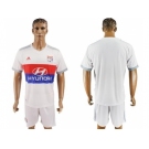 Lyon Blank Home Soccer Club Jersey1