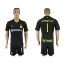 Dortmund #1 Weidenfeller Away Soccer Club Jersey