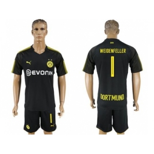 Dortmund #1 Weidenfeller Away Soccer Club Jersey