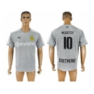 Dortmund #10 M.Gotze Grey Soccer Club Jersey