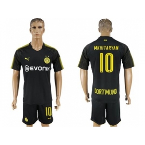 Dortmund #10 Mkhitaryan Away Soccer Club Jerseys