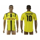 Dortmund #10 Mkhitaryan Home Soccer Club Jersey