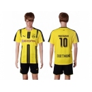 Dortmund #10 Mkhitaryan Home Soccer Club Jerseyss