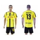 Dortmund #13 Ducksch Home Soccer Club Jerseys