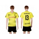 Dortmund #13 Guerreiro Home Soccer Club Jersey