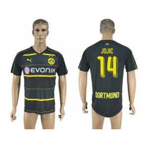 Dortmund #14 Jojic Away Soccer Club Jersey