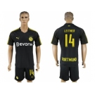 Dortmund #14 Leitner Away Soccer Club Jersey