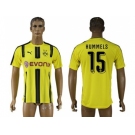 Dortmund #15 Hummels Home Soccer Club Jersey