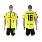 Dortmund #16 Blaszczykowski Home Soccer Club Jerseys