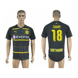 Dortmund #18 Sahin Away Soccer Club Jersey