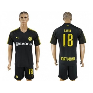 Dortmund #18 Sahin Away Soccer Club Jerseys