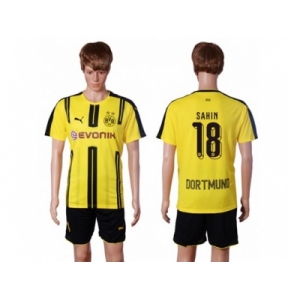 Dortmund #18 Sahin Home Soccer Club Jerseyss