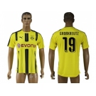 Dortmund #19 Grobkreutz Home Soccer Club Jersey