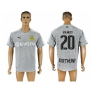 Dortmund #20 Ramos Grey Soccer Club Jersey