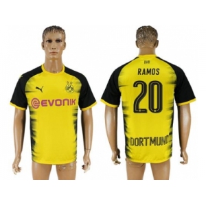 Dortmund #20 Ramos Yellow Soccer Club Jersey