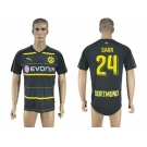 Dortmund #24 Sarr Away Soccer Club Jersey