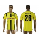 Dortmund #26 Piszczek Home Soccer Club Jersey