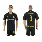 Dortmund #8 Gundogan Away Soccer Club Jersey