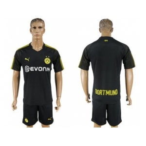 Dortmund Blank Away Soccer Club Jerseys