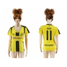 Women's Dortmund #11 Reus Home Soccer Club Jersey1