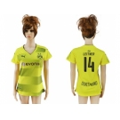 Women's Dortmund #14 Leitner Home Soccer Club Jersey