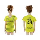 Women's Dortmund #24 Sarr Home Soccer Club Jersey