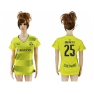 Women's Dortmund #25 Sokratis Home Soccer Club Jersey