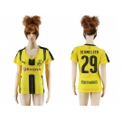 Women's Dortmund #29 Schmelzer Home Soccer Club Jersey1