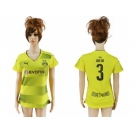 Women's Dortmund #3 Joo Ho Home Soccer Club Jersey