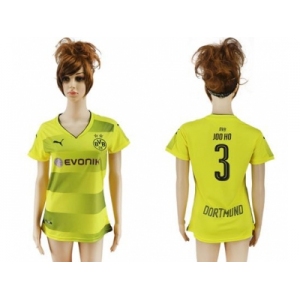 Women's Dortmund #3 Joo Ho Home Soccer Club Jersey