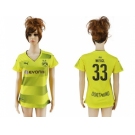 Women's Dortmund #33 Weigl Home Soccer Club Jersey