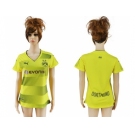 Women's Dortmund Blank Home Soccer Club Jersey