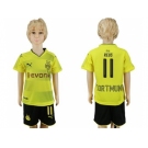 Dortmund #11 Reus Home Kid Soccer Club Jersey