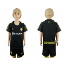 Dortmund Blank Away Kid Soccer Club Jersey