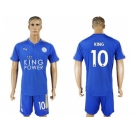 Leicester City #10 King Home Soccer Club Jersey