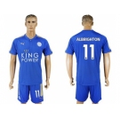 Leicester City #11 Albrighton Home Soccer Club Jersey