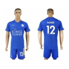 Leicester City #12 Hamer Home Soccer Club Jersey