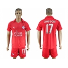 Leicester City #17 Simpson Away Soccer Club Jersey