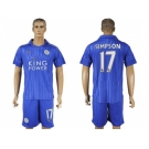 Leicester City #17 Simpson Home Soccer Club Jersey