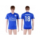 Leicester City #18 Amartey Home Soccer Country Jersey