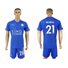 Leicester City #21 Iborra Home Soccer Club Jersey