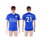 Leicester City #21 Iborra Home Soccer Country Jersey