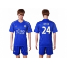 Leicester City #24 Dyer Home Soccer Club Jersey