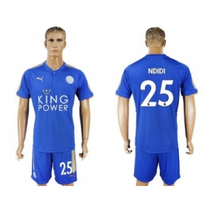 Leicester City #25 Ndidi Home Soccer Club Jersey