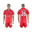 Leicester City #26 Mahrez Away Soccer Club Jersey