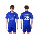 Leicester City #26 Mahrez Home Soccer Club Jersey