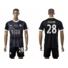 Leicester City #28 Fuchs Away Soccer Club Jersey 1